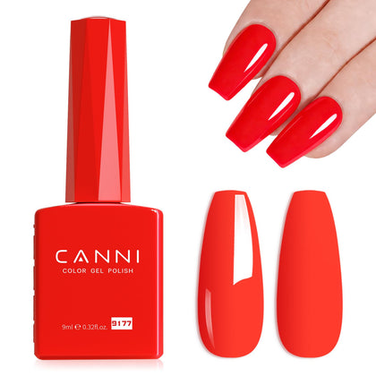 CANNI Vernis à Ongles Gel Neon Orange 9ml vue avant