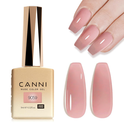 CANNI Vernis à Ongles Gel Rose Nude 9ml vue de face