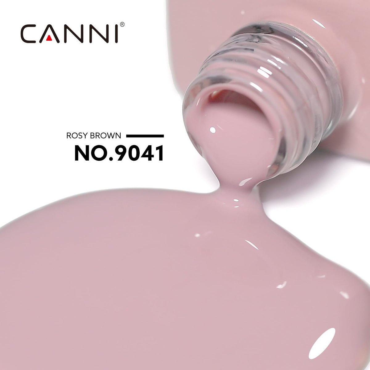 CANNI Vernis à Ongles Gel Rose Pâle 1Pcs bouteille colorée