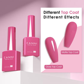 CANNI Vernis à Ongles Gel Rose Profond 9ml près d'autres produits de manucure