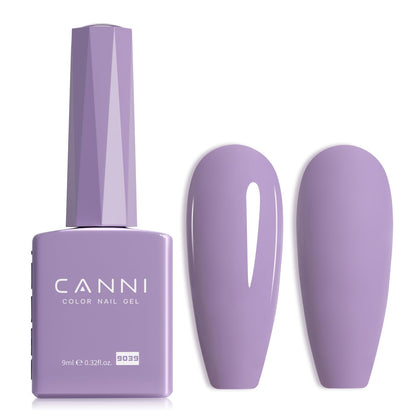 CANNI vernis à ongles gel violet bouteille avant