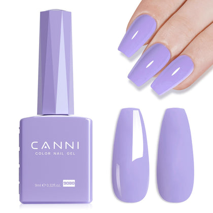 CANNI vernis à ongles gel violet clair 9ml vue de face