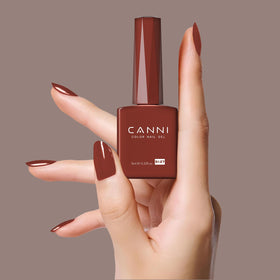 CANNI Vernis à Ongles Rouge 1Pcs avec base et top coat