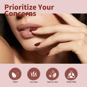 CANNI Vernis à Ongles Rouge 1Pcs avec lampe UV