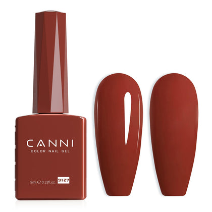 CANNI Vernis à Ongles Rouge 1Pcs devant avec étiquette colorée