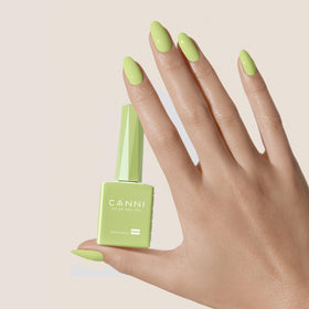 CANNI Vernis à Ongles Vert Pastel 1Pcs avec lampe UV