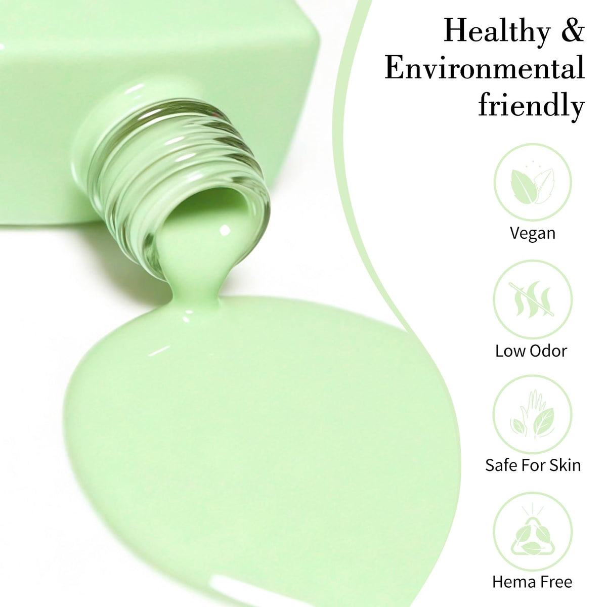 CANNI Vernis Gel 9ml avec pinceau de haute qualité
