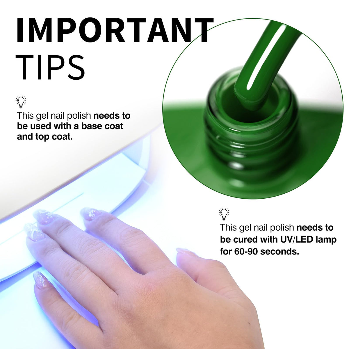 CANNI Vernis Gel 9ml Émeraude sur une table de manucure