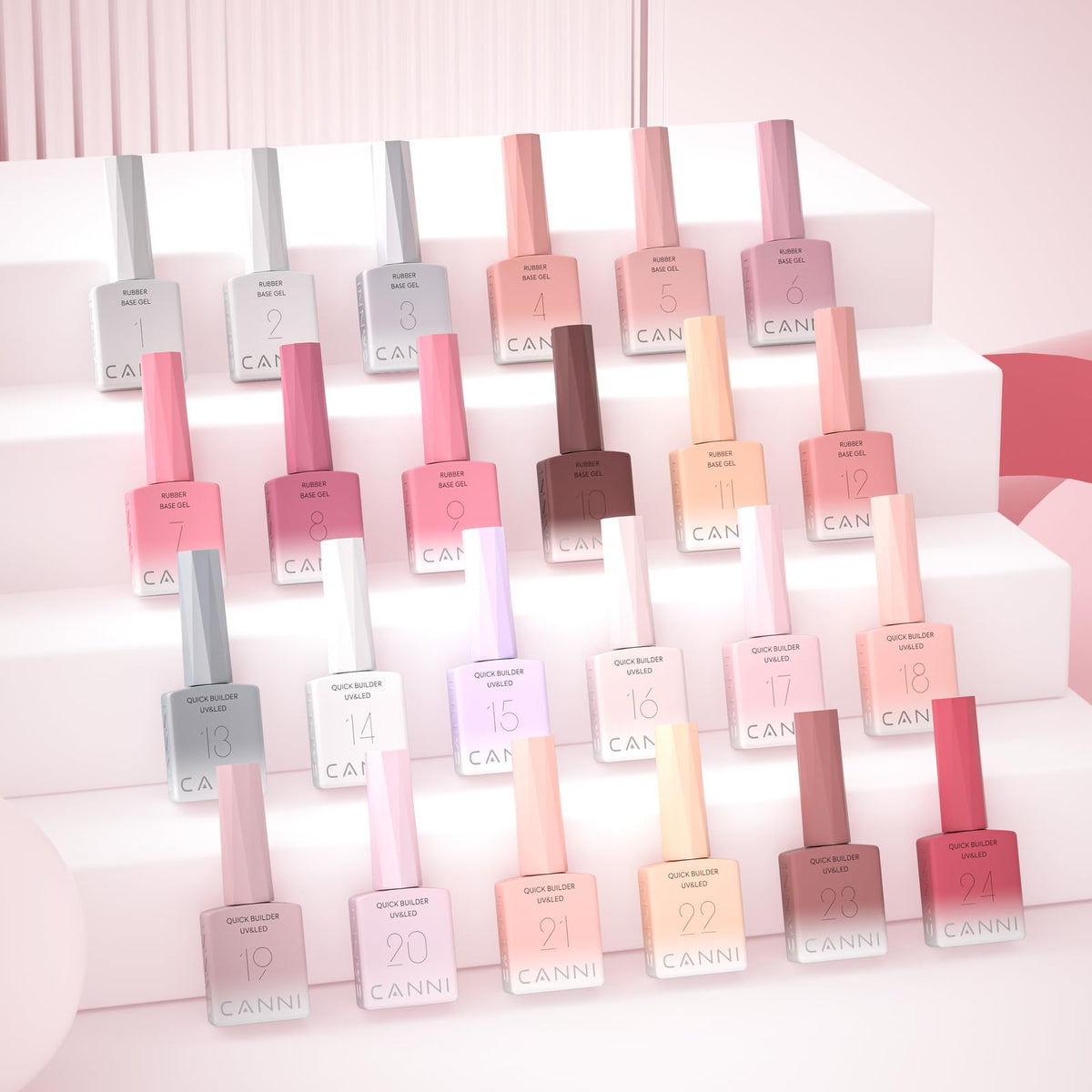 CANNI Vernis Gel avec échantillons de couleurs