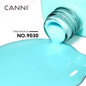 CANNI vernis gel bleu pastel bouteille couleur