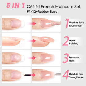 CANNI Vernis Gel en plusieurs couleurs sur une table