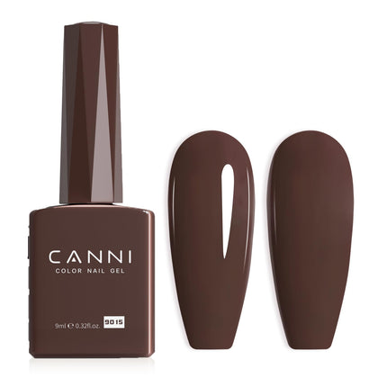CANNI Vernis Gel Marron 1Pcs bouteille vue de face