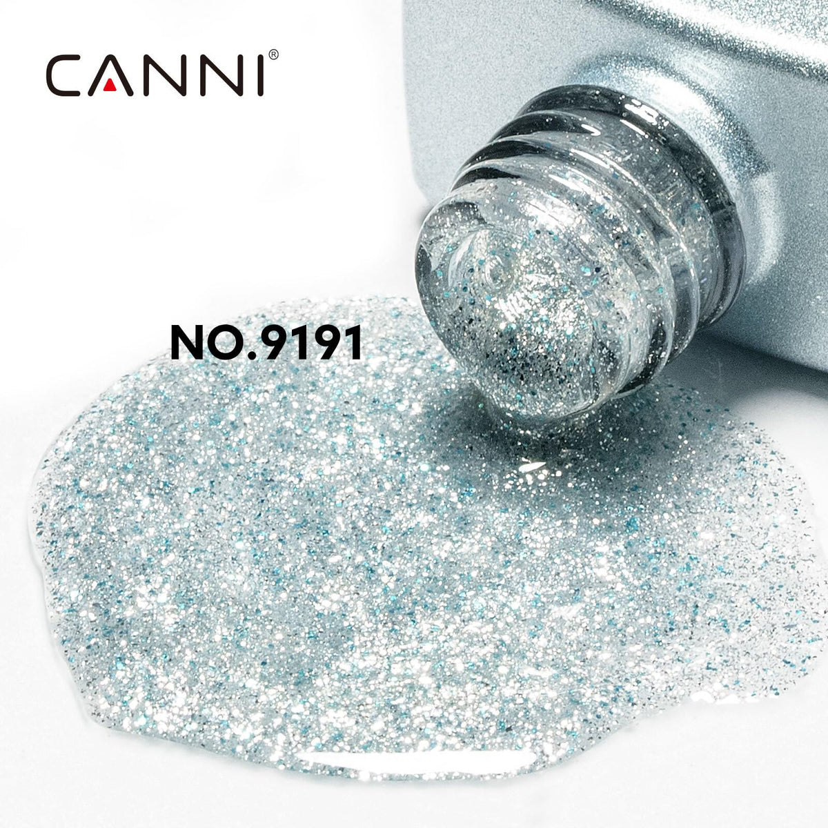 CANNI Vernis Gel Pailleté Bleu 41g flacon avec bouchon