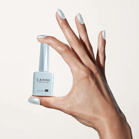 CANNI Vernis Gel Pailleté Bleu 41g sous lampe UV