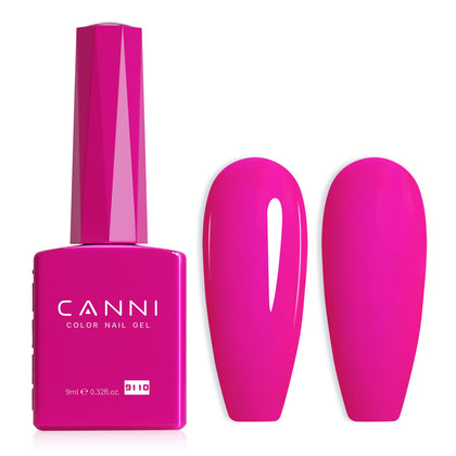 CANNI vernis gel rose fluo 41g vue de face