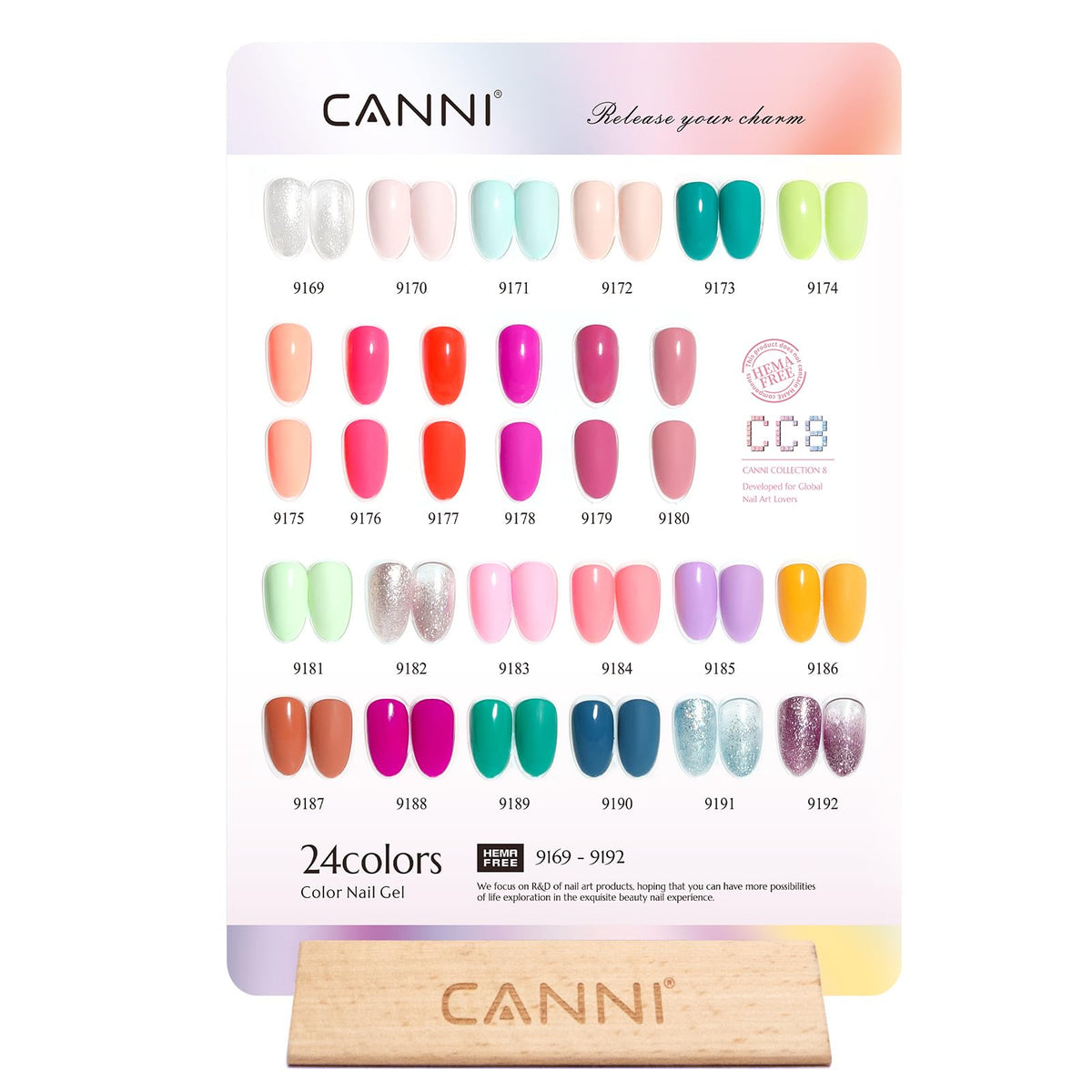 CANNI Vernis Gel Royal Bleu Profond 41g en utilisation