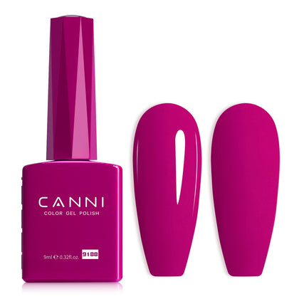 CANNI vernis gel violet foncé bouteille avant