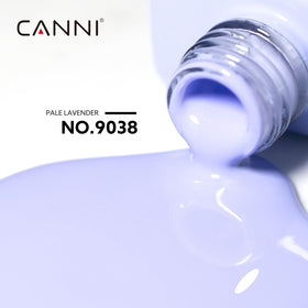 CANNI vernis gel violet pastel application sur ongles