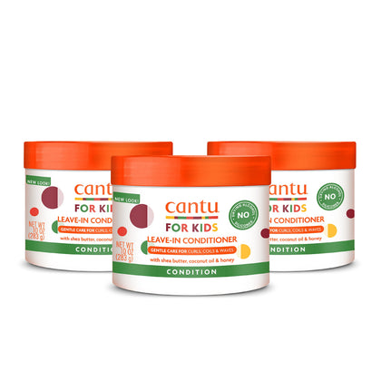 Cantu Après-Shampoing Sans Rinçage Enfants 10 oz vue de face