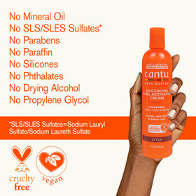 Cantu Crème Activateur de Boucles avec d'autres produits capillaires