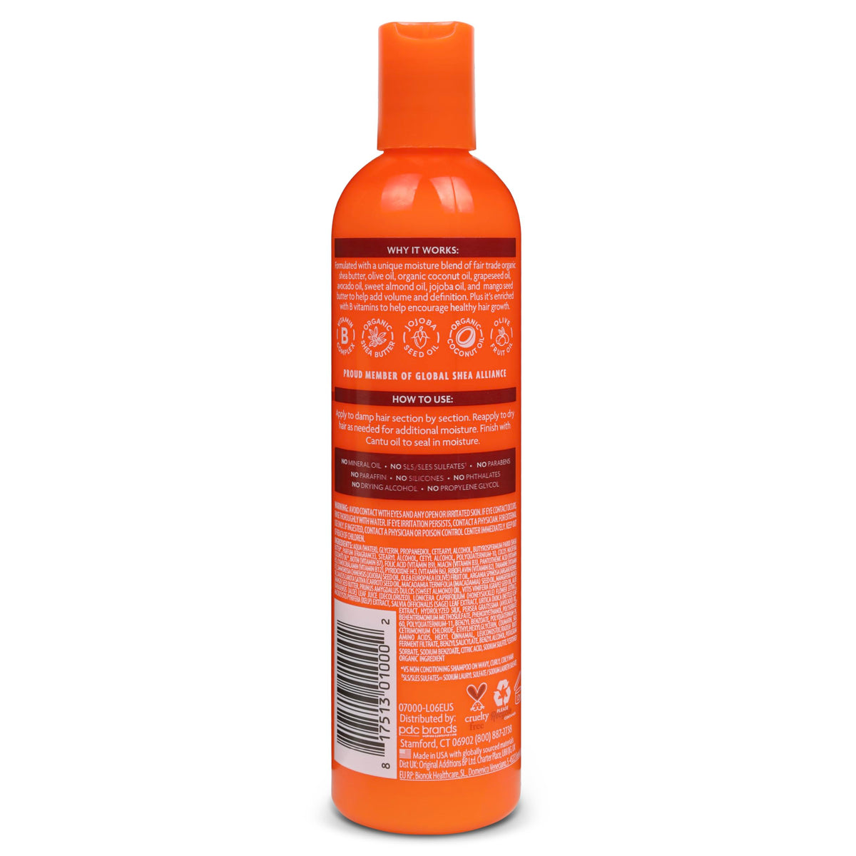 Cantu Crème Activateuse de Boucles 12 oz vue arrière