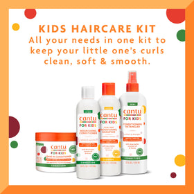 Cantu Set de Soins Capillaires pour Enfants - Après-shampoing nourrissant