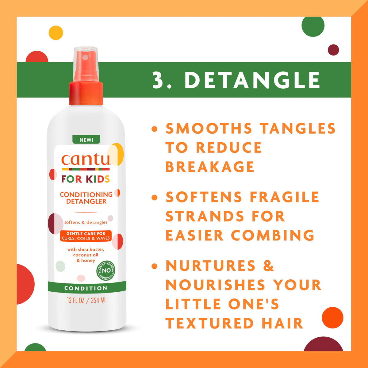 Cantu Set de Soins Capillaires pour Enfants - Emballage du produit