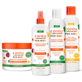 Cantu Set de Soins Capillaires pour Enfants - Shampoing sans larmes