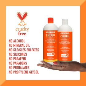 Cantu Shampoo & Après-Shampooing au Beurre de Karité 1L ingrédients