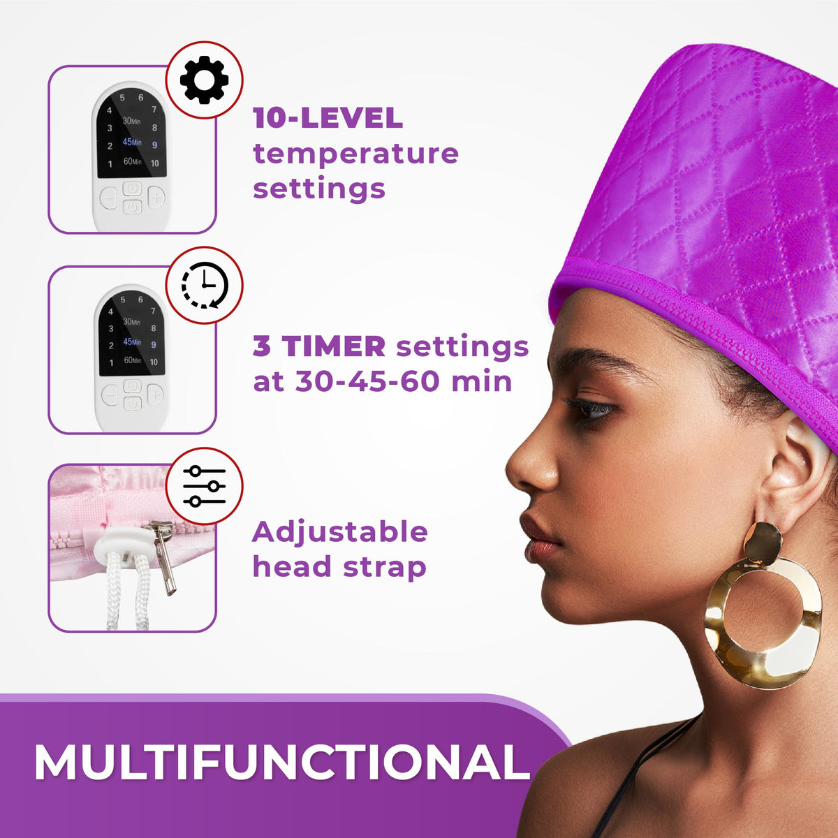 Capacité du bonnet chauffant SISWOW sur une table