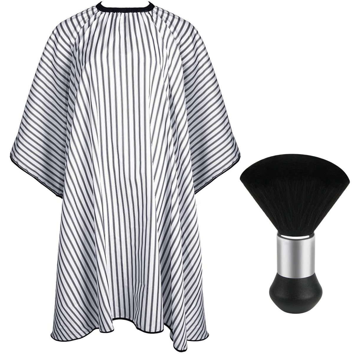 Cape de coiffeur FEBSNOW taille 47x56 pouces vue de face