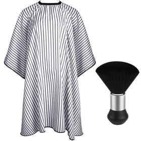 Cape de coiffeur FEBSNOW taille 47x56 pouces vue de face