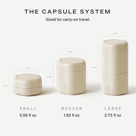 Capsules Cadence avec des icônes interchangeables au-dessus