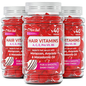 Capsules d'huile capillaire Bali Secret en bouteille