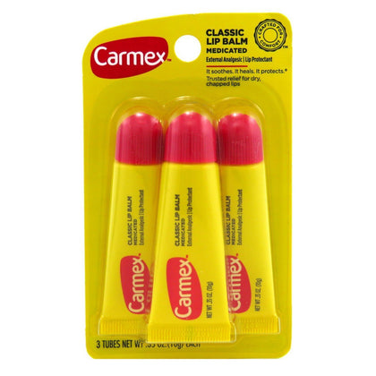 Carmex Baume à Lèvres Médicamenté Tube 10 g vue de face