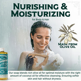 Carolina Castile Soap Savon Liquide Menthe Bio 1152g arrière