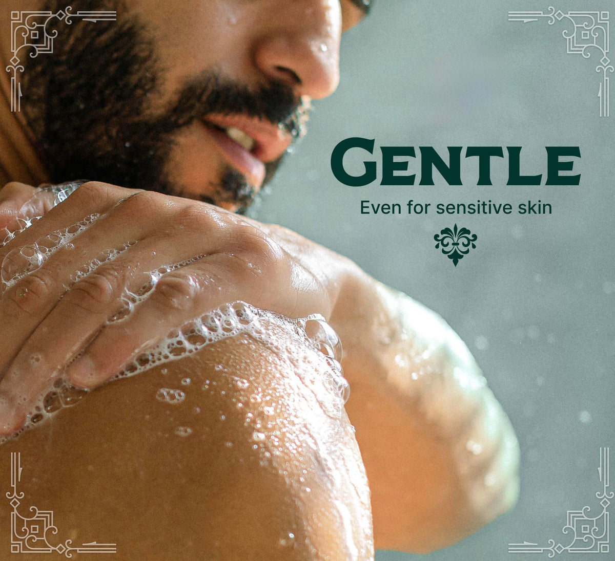 Carolina Castile Soap Savon Liquide Menthe Bio 1152g côté