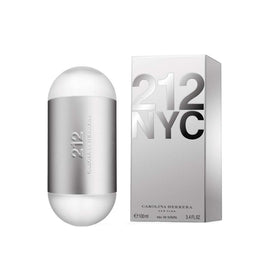 Carolina Herrera 212 Eau de Toilette 100ml vue avant avec flacon transparent