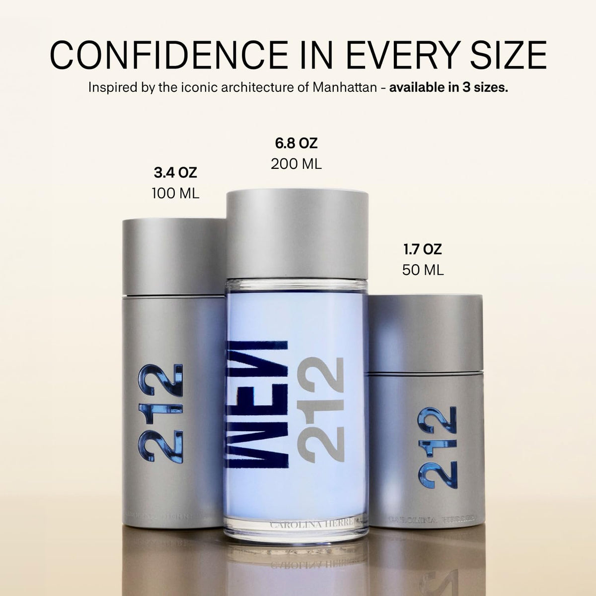 Carolina Herrera 212 Men Eau de Toilette avec vue de l'arrière