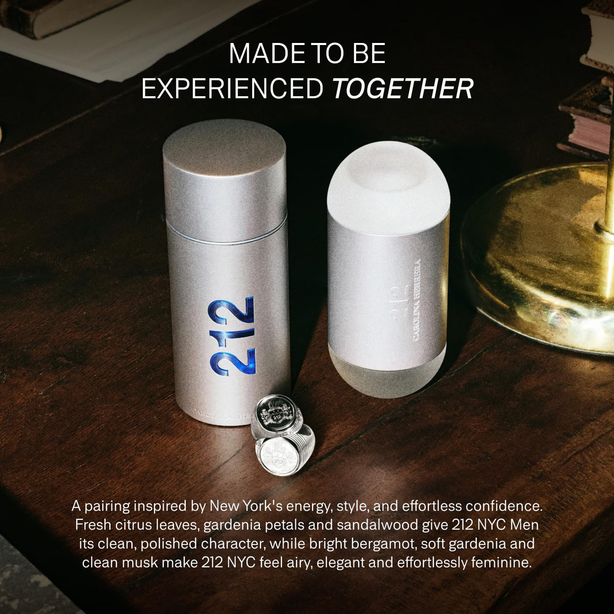 Carolina Herrera 212 Men Eau de Toilette dans une main masculine