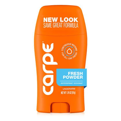 Carpe Antiperspirant Fresh Powder 82g vue de face