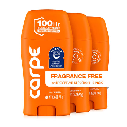Carpe Déodorant Antiperspirant 3 Pack vue avant