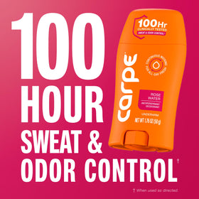 Carpe Déodorant Antiperspirant Eau de Rose présentation