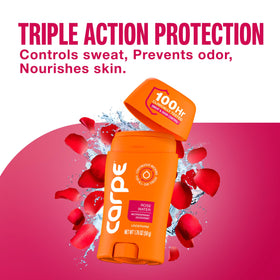 Carpe Déodorant Antiperspirant en utilisation quotidienne