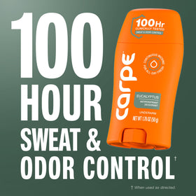 Carpe Déodorant Antiperspirant Eucalyptus 100h application