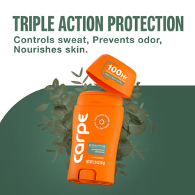 Carpe Déodorant Antiperspirant Eucalyptus 100h texture