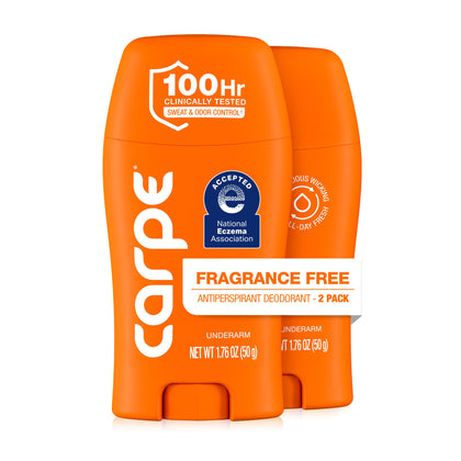 Carpe Déodorant Antitranspirant 100 Heures sans parfum - vue de face