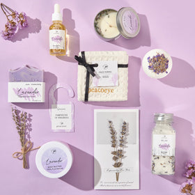 Carte de vœux incluse dans le coffret spa peacoeye