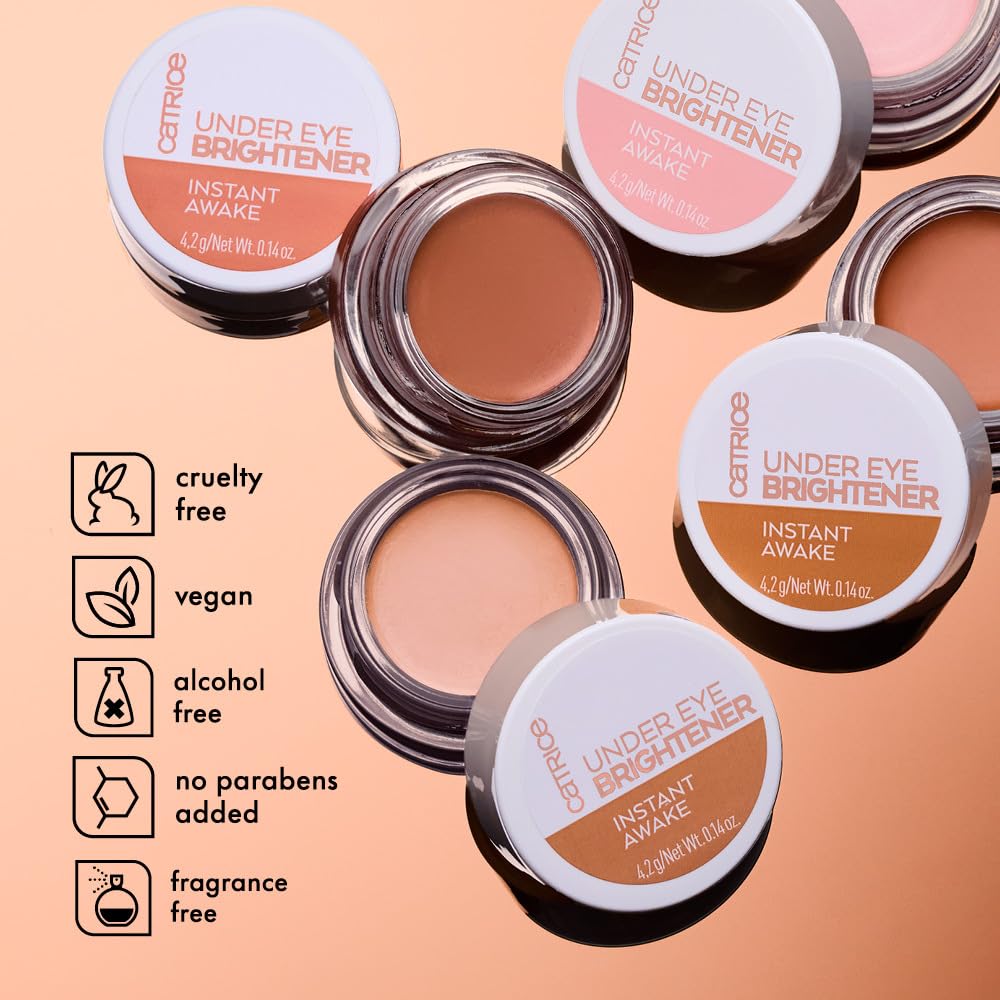 Catrice Correcteur de Cernes 010 Rose Clair avec éponge de maquillage