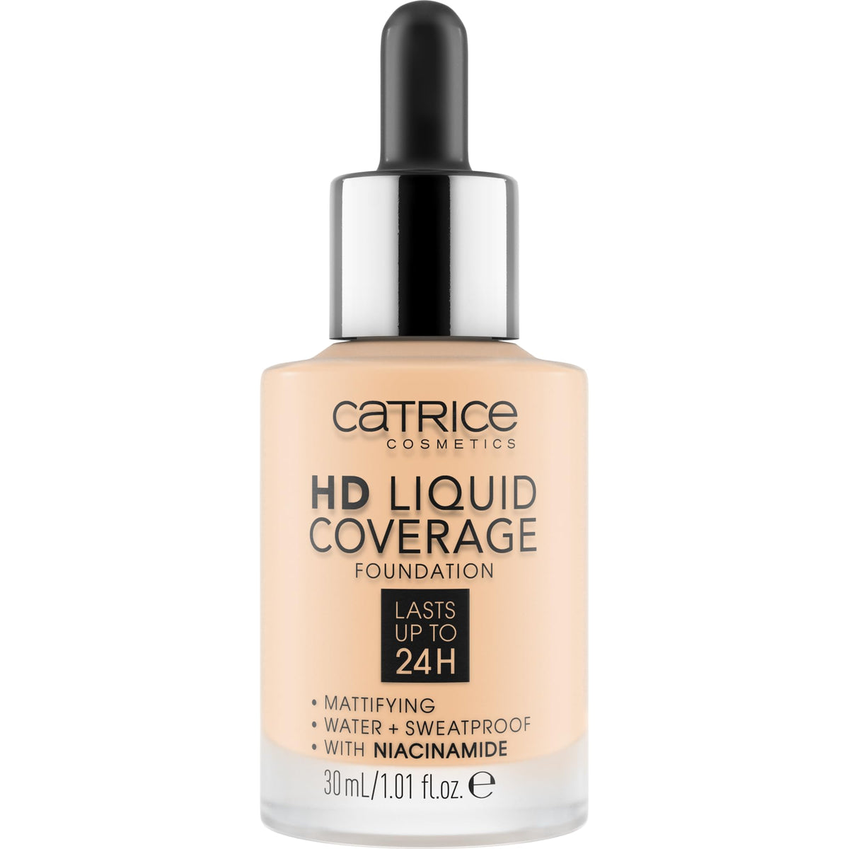 Catrice Fond de Teint HD Liquid Coverage 002 Porcelain Beige arrière vue